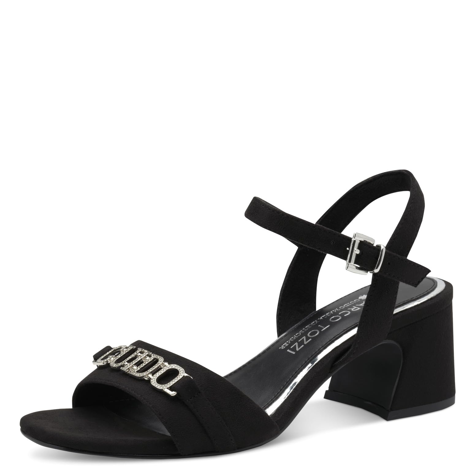 MARCO TOZZI Women's 2-88304-44 Heeled Sandals, black, 6 UK
