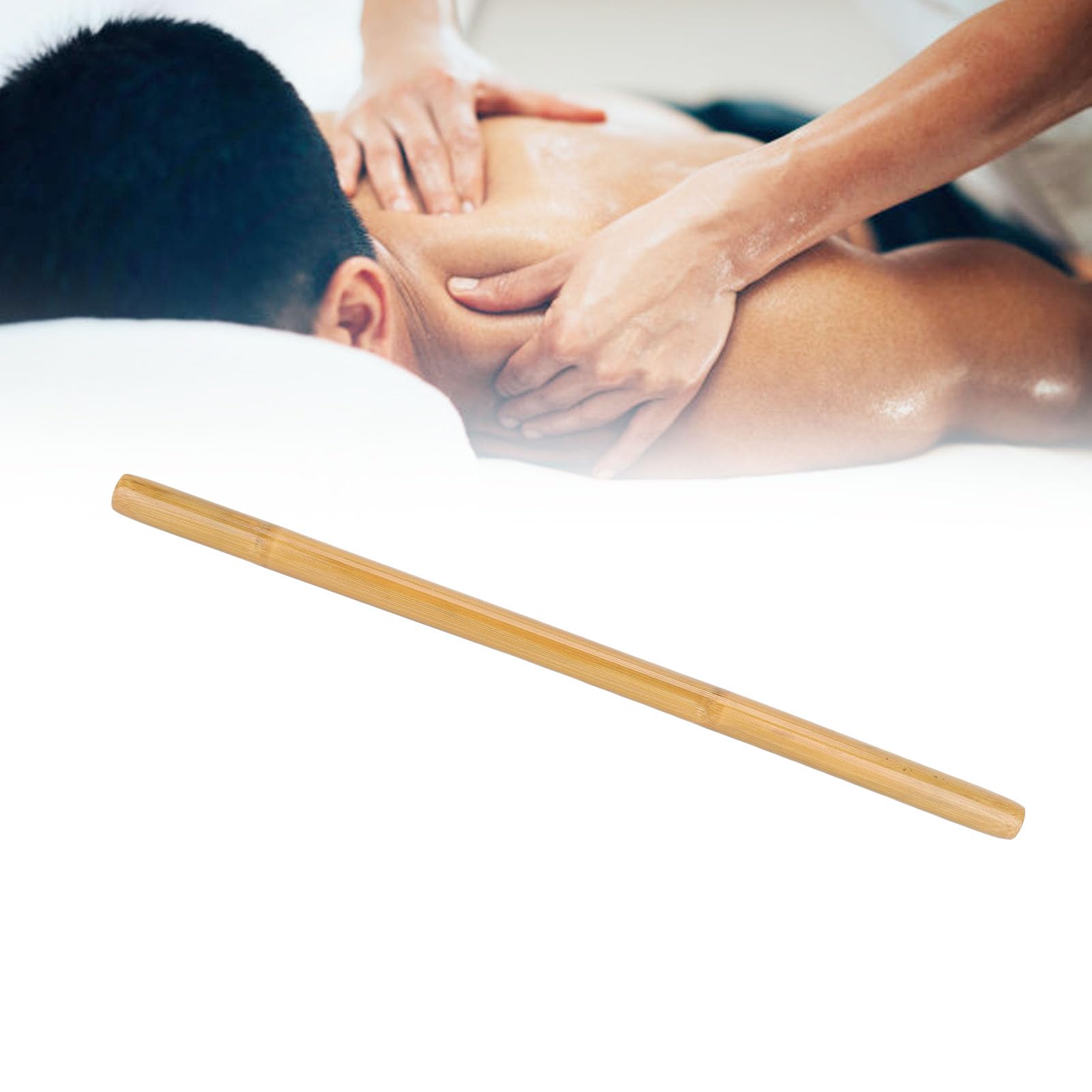 Bambus Massagestäbe, Warmes Bambus Massagegerät Zur Entspannung der Muskeln, Bambus Massageroller für Schulter, Nacken, Rücken, Oberschenkel