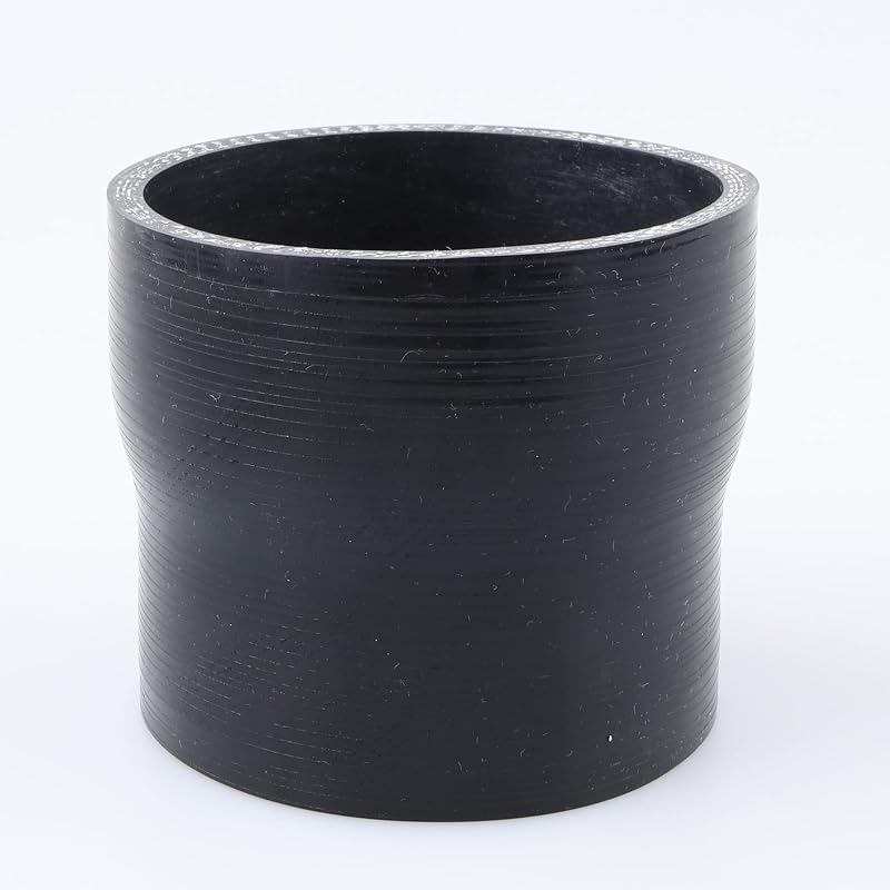 Redutor de mangueira de silicone reta AC PERFORMANCE 84 mm para 76 mm, preto – 1 unidade