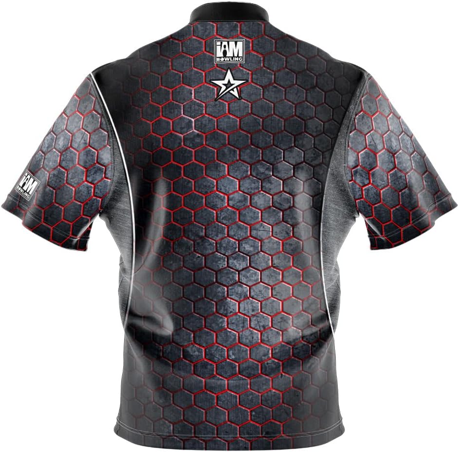 Logo Infusion Bowling Jersey Short Sleeve Sash Collar - I AM Bowling Fun Design 2153-RG - Roto Grip - Made in USA