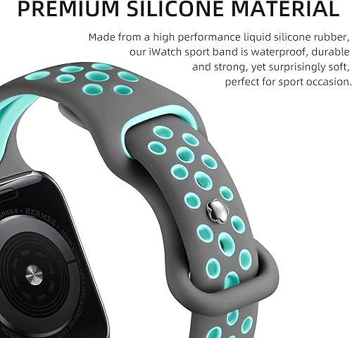 Miniatura 3 de Getino Compatible con Apple Watch Band de 1.575 pulgadas, 1.496 pulgadas, 1.614 pulgadas, 1.654 pulgadas, 1.732 pulgadas, 1.772 pulgadas, 1.772