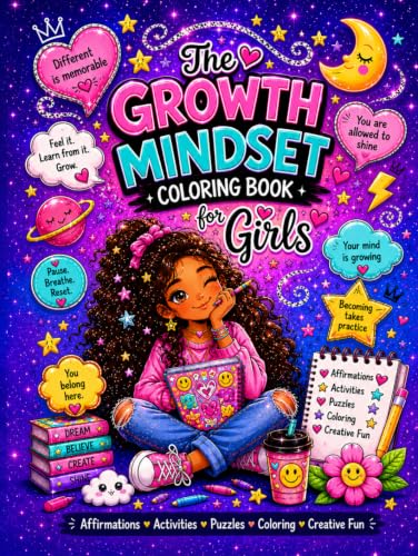 The Growth Mindset Coloring Book for Girls