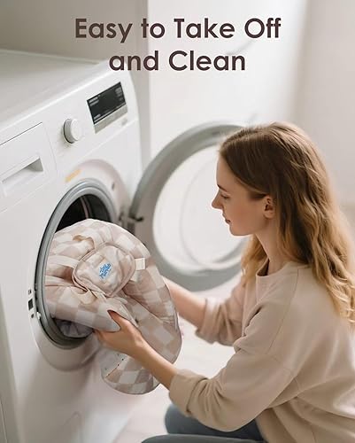 Miniatura 8 de Columpios de bebé para bebés, columpio portátil Tiny Marvels con velocidad adaptable, música, barra de juguetes extraíble, columpio plegable para