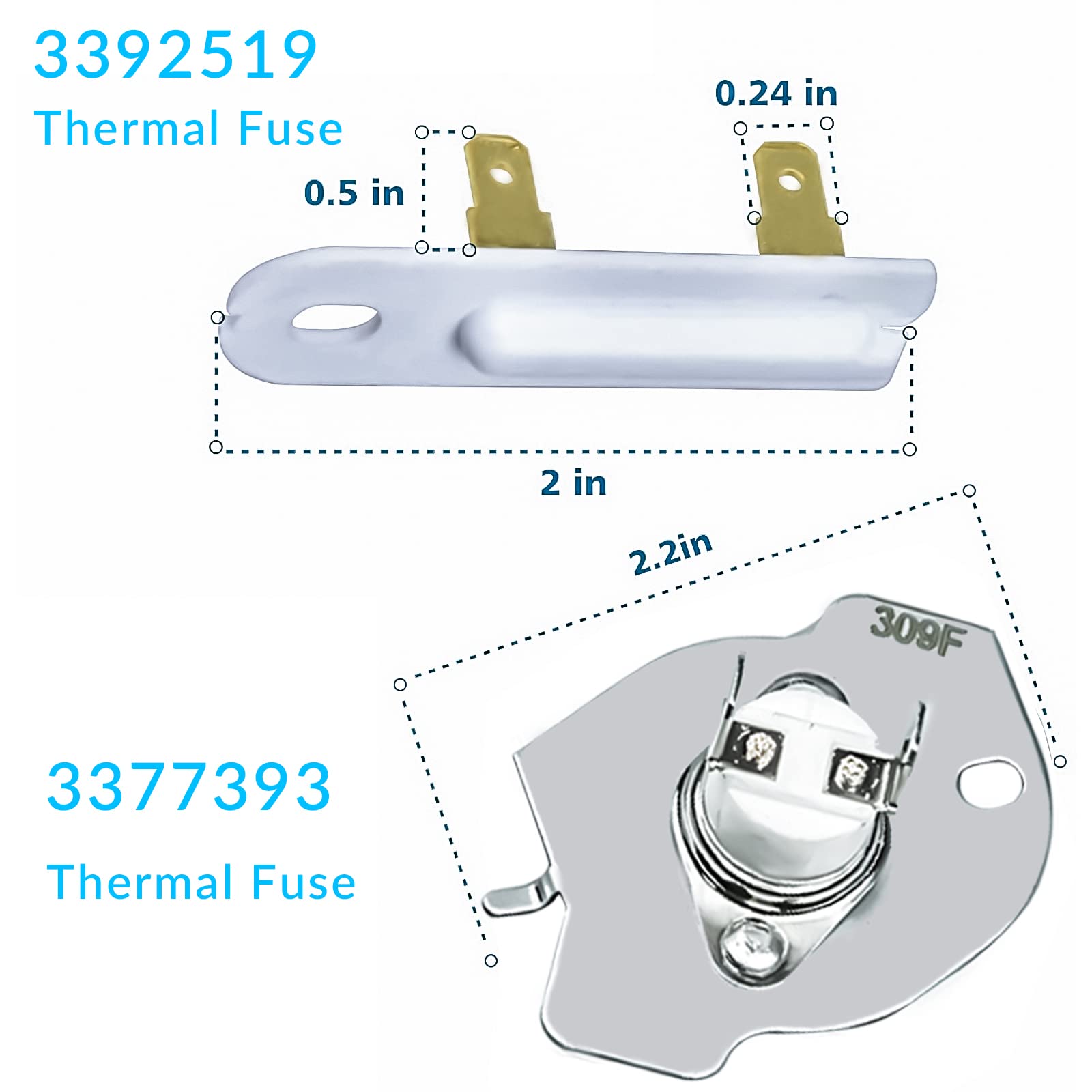 Amazon.com: 279838 Dryer Heating Element, 3392519 & 3977393