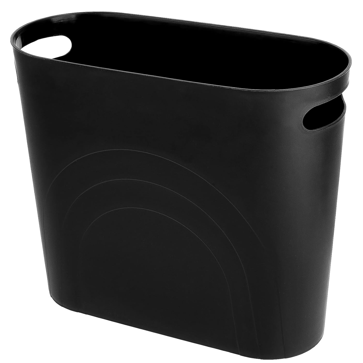 zoocatia Small Trash Can Garbage Can Container Bin with Handles 3 Gallons Plastic Wastebasket for Bathrooom Bedroom Office
