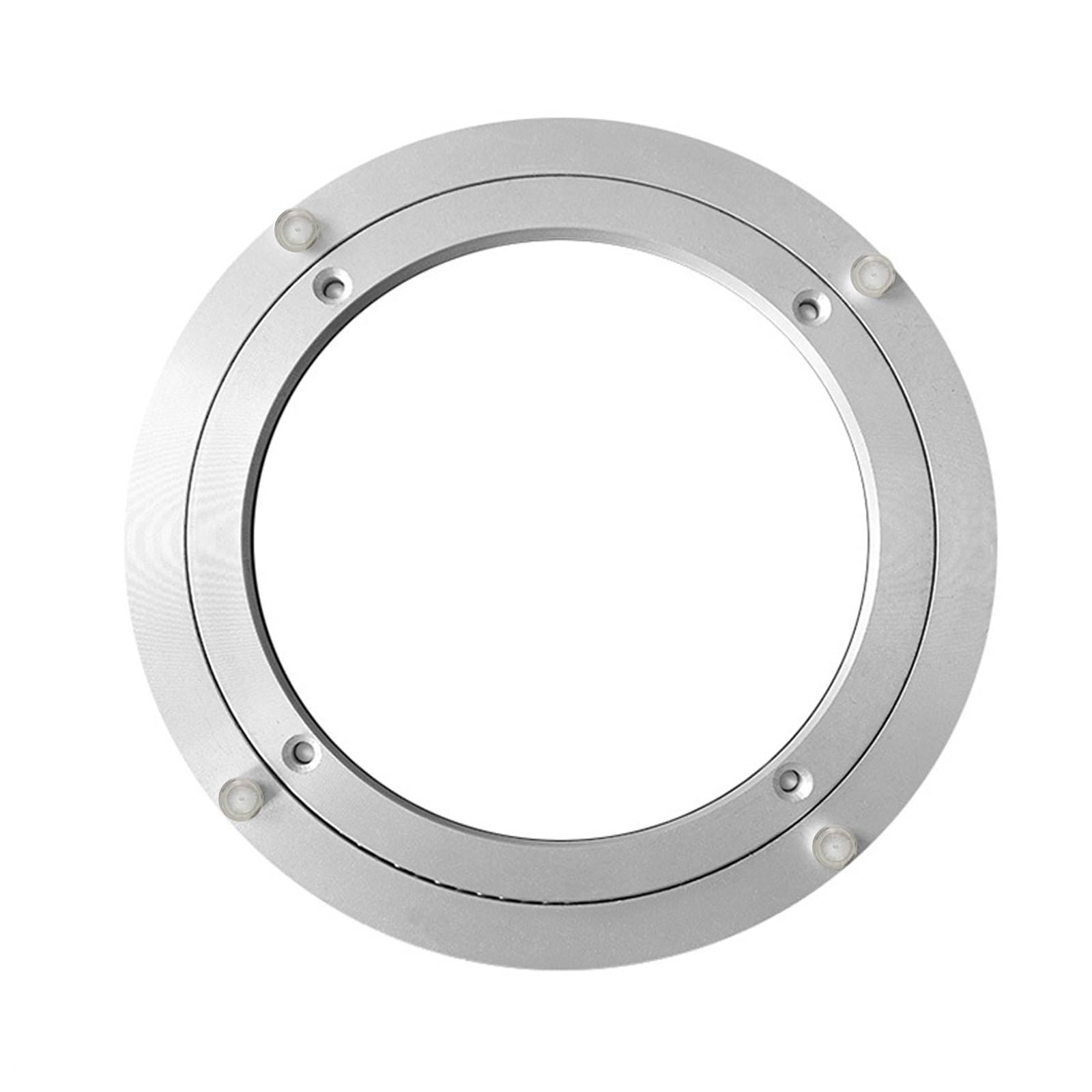 Lazy Susan Turntable Bearing, Heavy Duty Aluminium Alloy Swivel Turntable Rotating Bearing, Tv Display Turntable Base Bearing Large Silent Aluminium 360° Rotating Swivel Plate Hardware