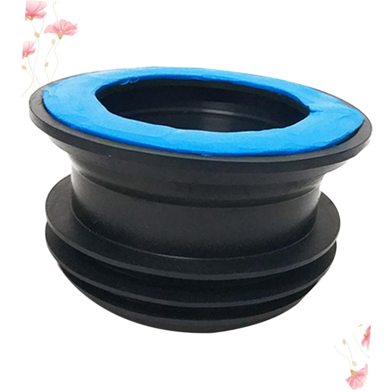 Operitacx 2 Pezzi Guarnizione Per Wc Guarnizione Per Wc Guarnizione Per Wc Anello Di Tenuta Per Scarico Antiodore Anello Per Flangia Wc Gomma Blu