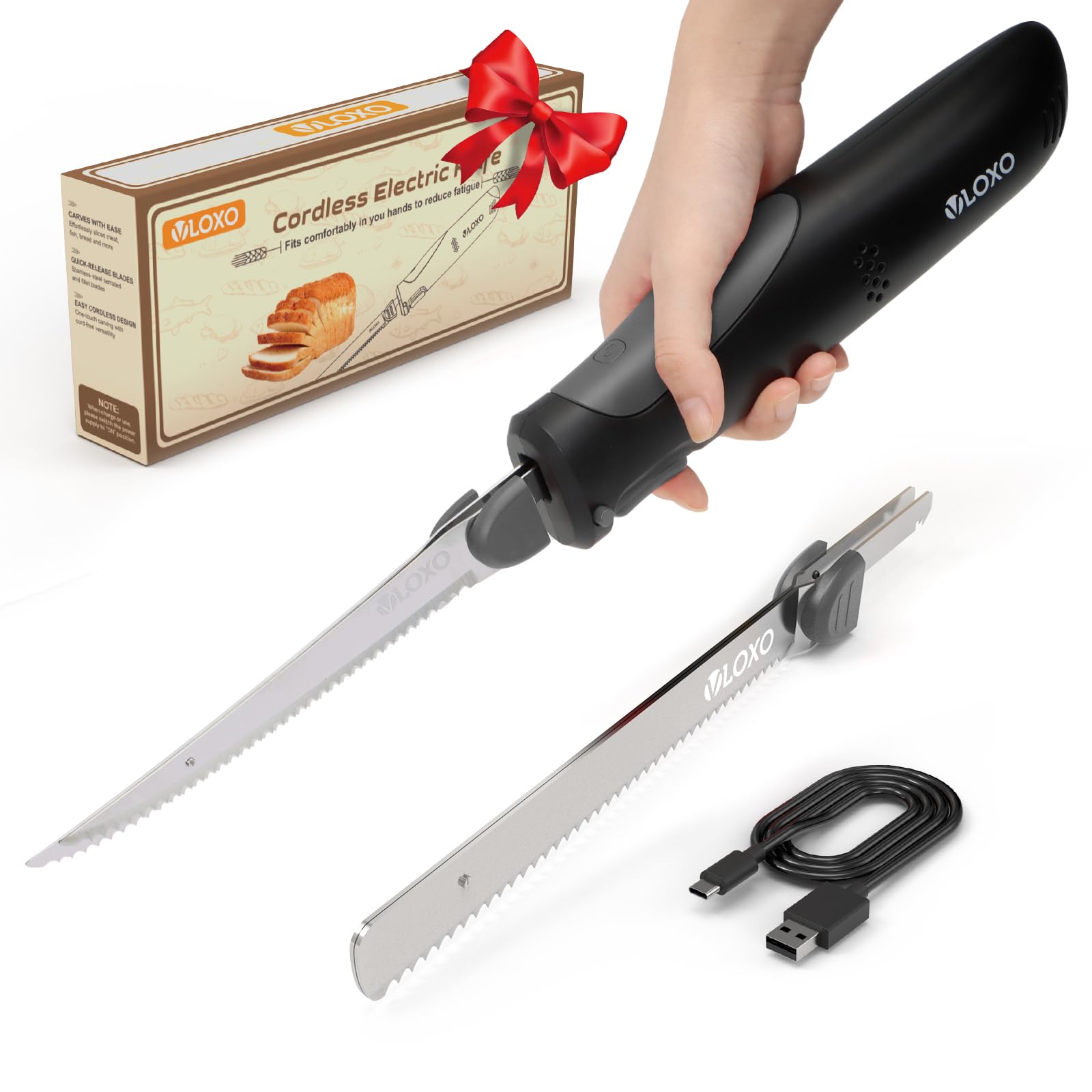 VLOXO Cordless Electric Carving Knife