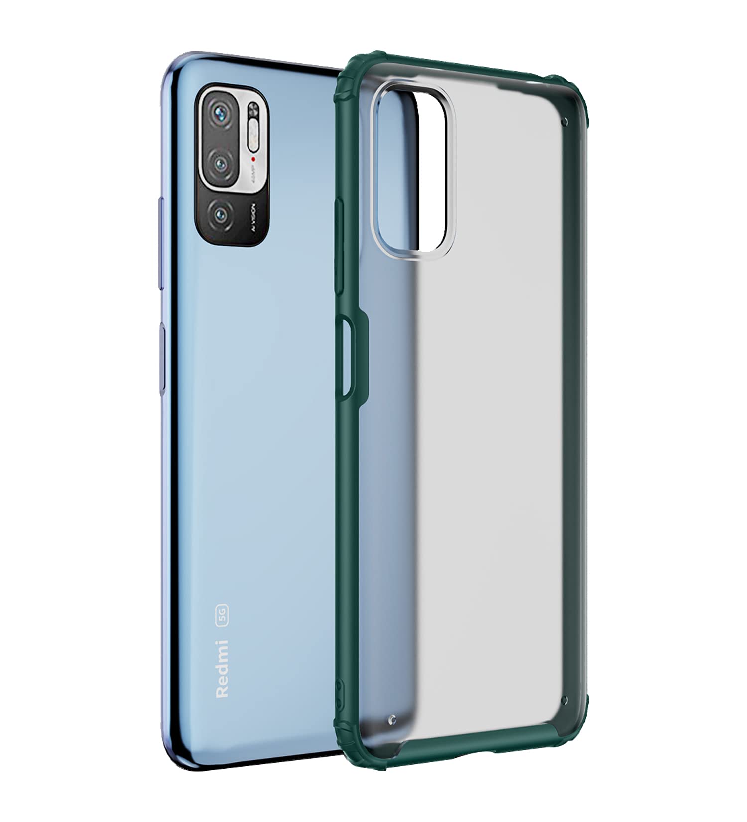 Golden Sand for Xiaomi Redmi Note 10T 5G, Poco M3 Pro 5G Cover - Rugged Frosted Semi Transparent PC Shock Proof Slim Back Case for Xiaomi Redmi Note 10T 5G, Poco M3 Pro 5G, Green (B099FF1T8B) Amazon Price History, Amazon Price Tracker