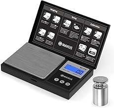 MAXUS Digital Gram Scale 1000g x 0.1g with 100g Calibration Weights