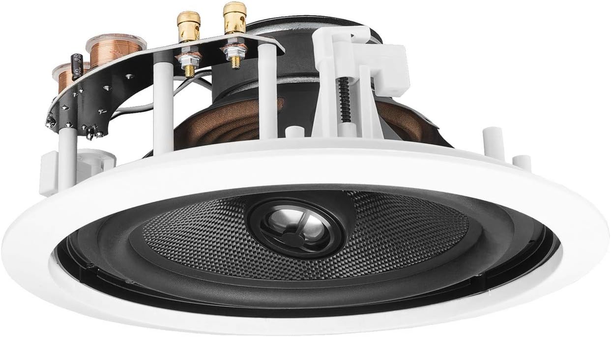 Buy 2 get 3 OSD 8 In Ceiling Stereo Speaker Pair 150W 2-Way, Pivoting Tweeter, Paintable Grille ICE840