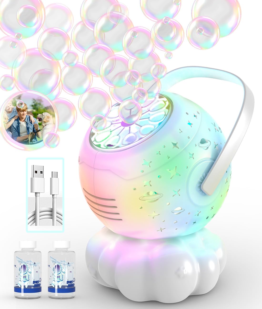 FREQUENT BUBBLES Upgraded Bubble Machine