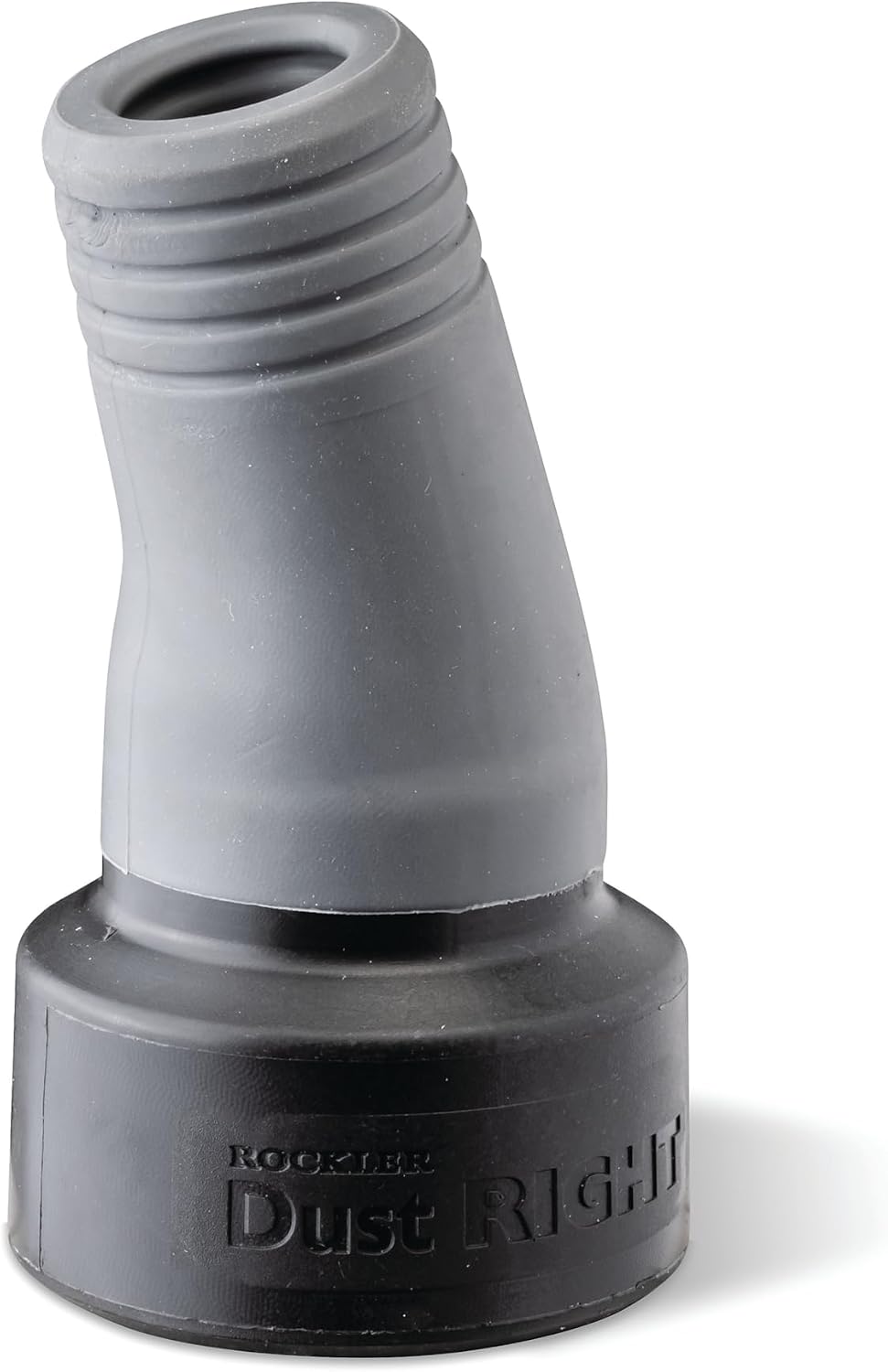 Click-Connect Dust Right FlexiPort - Non-Slip & Durable ¾” ID x 1-¼” OD Quick Click Dust Collector Adapter - Flexiport Sawdust Collector w/Swivel & Elbow Design for Smoother, Tangle Free Movement.