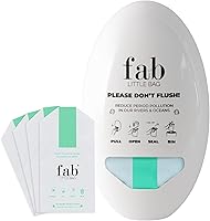 FabLittleBag Dispenser Bundle: 100 Eco-Friendly Sanitary Bags for Discreet Tampon & Pad Disposal