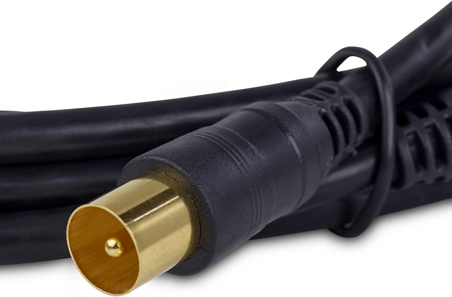 SSL Satellites 2 Meter 3C-2V Black Cable TV Aerial Lead Coaxial Cable Coax RF 75 OHM 3C-2V, 2M 3C-2V - Image 3