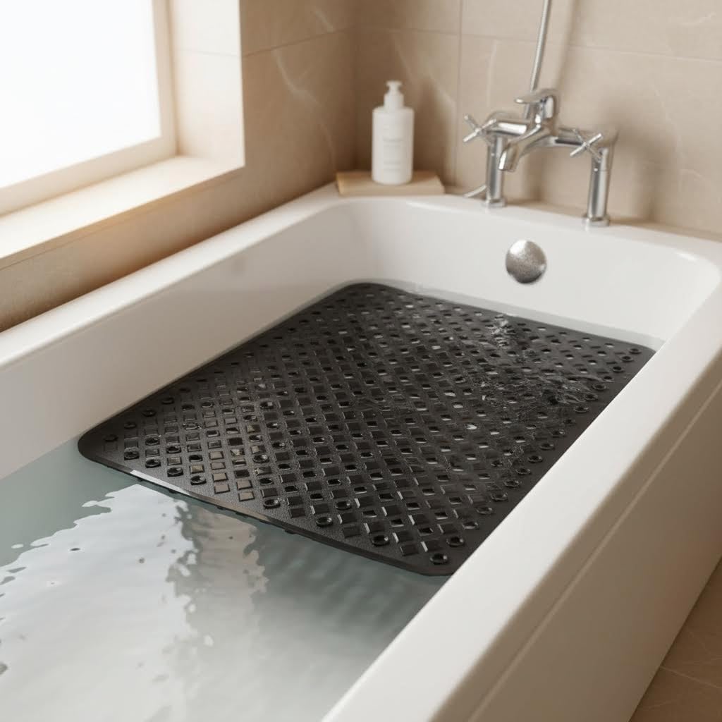Non Slip Bath Mat for Bathroom Durable PVC Perfect for Bathtubs and Showers Comfortable and Easy to Clean