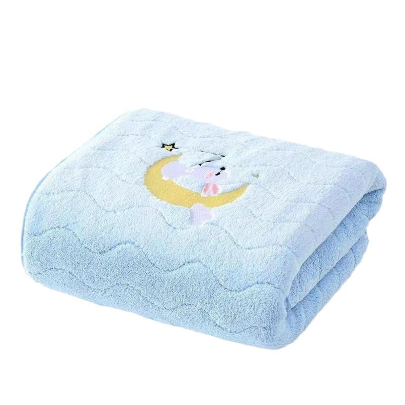 ETMZUCRNP Coral Fleece Towel and Bath Towel Set
