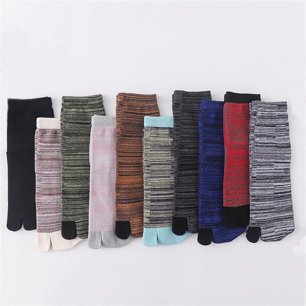 Retro Mid-tube Sandal Sock Japanese Harajuku Cotton Clogs Socks 3 Pairs for Men Women