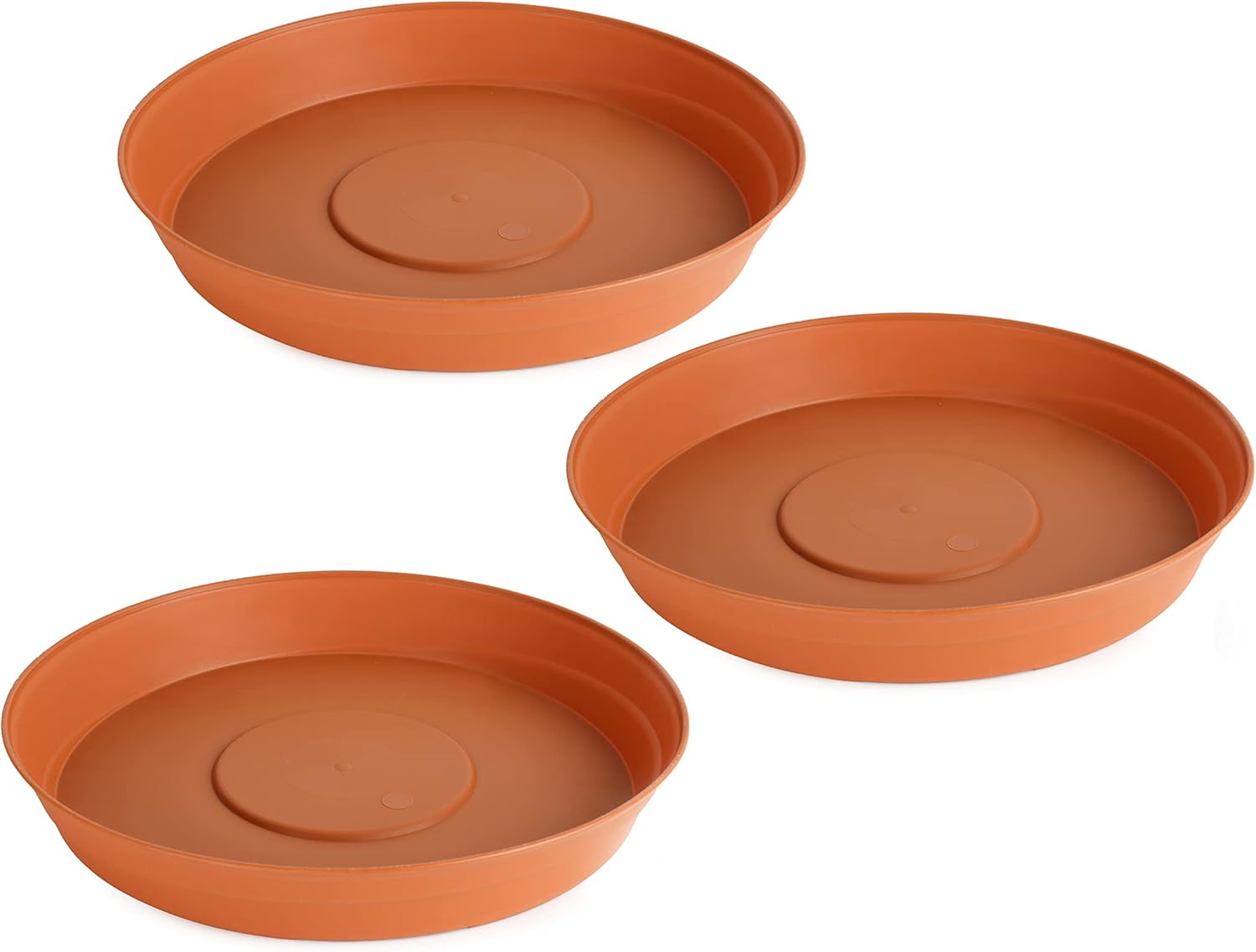 YIXNSW Blumentopf Untersetzer 20er Set - Weiß 30cm Rund | Kunststoff Für Innen & Außen