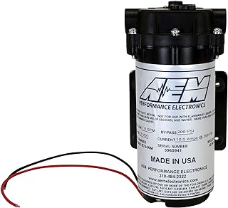 AEM 30-3015 Water/Methanol Injection Pump, Black