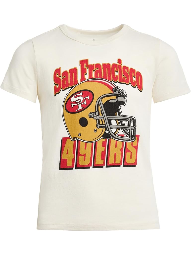 White Junk Food Clothing NFL San Francisco 49ers Helmet Tee (Little Kid/Big Kid)