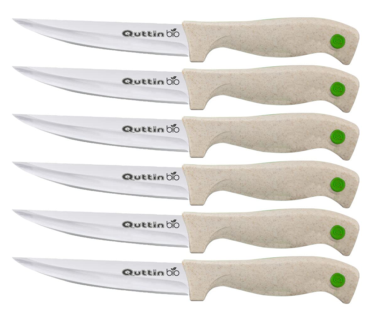 Quttin Bio Set 6 Cuchilllos 11cm Filo Carne