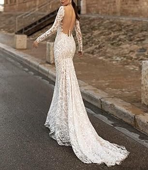 vintage style backless wedding dresses Jules main image 1