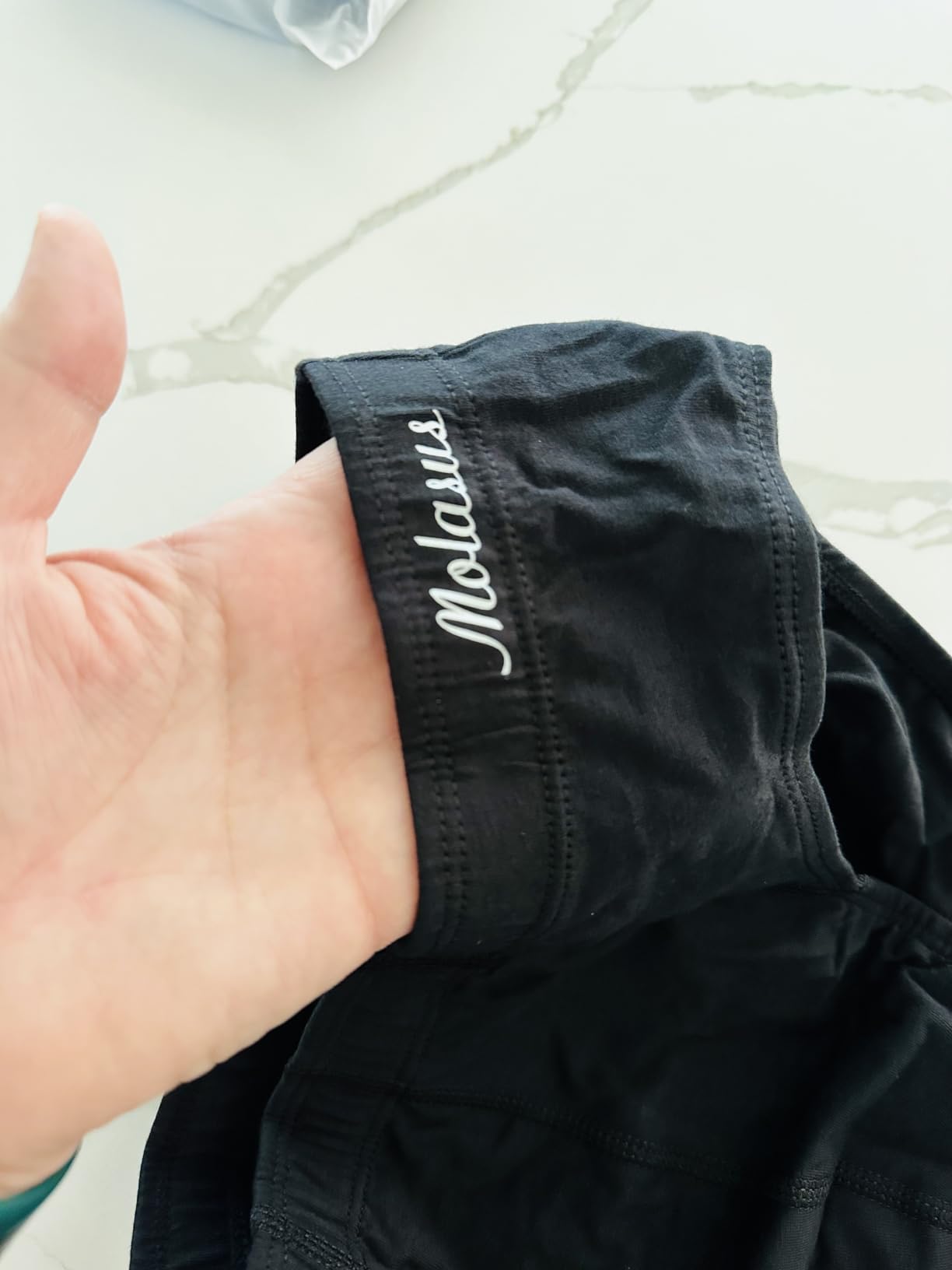 Molasus Men's Breathable Cotton Briefs Underwear No Fly Covered Waistband Underpants(S-3XL)