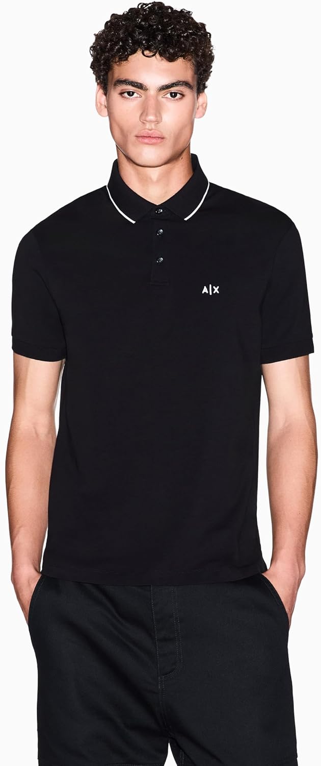 Armani Exchange Men's Slim Fit Small Logo Polo