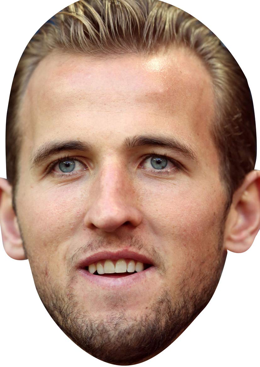 Harry Kane 2 Football Sensation Celebrity Cardboard Party Face Mask Fancy Dress