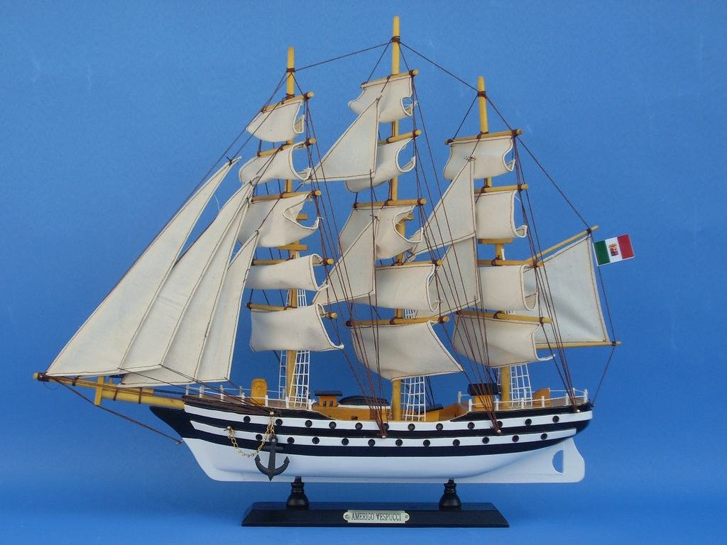 Handcrafted Nautical Decor Amerigo Vespucci 20