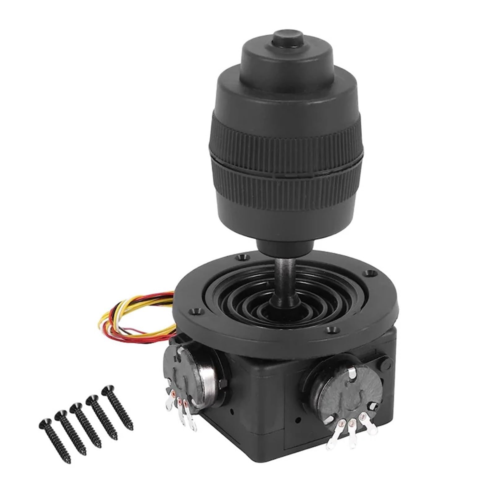 Joystick 4 axes potentiomètre bouton noir FYOCOXDS fil machine automatisation