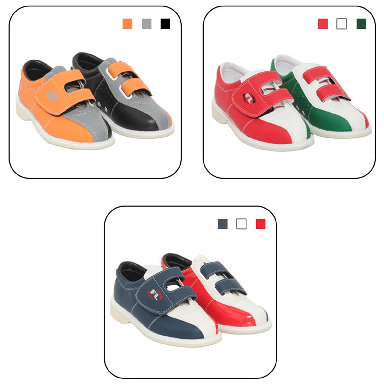 JiuQing Zapatos De Bolos Hombres Mujeres Zapatos De Entrenamiento para Principiantes De Bolos En Interiores Suela Deslizante Ligeros