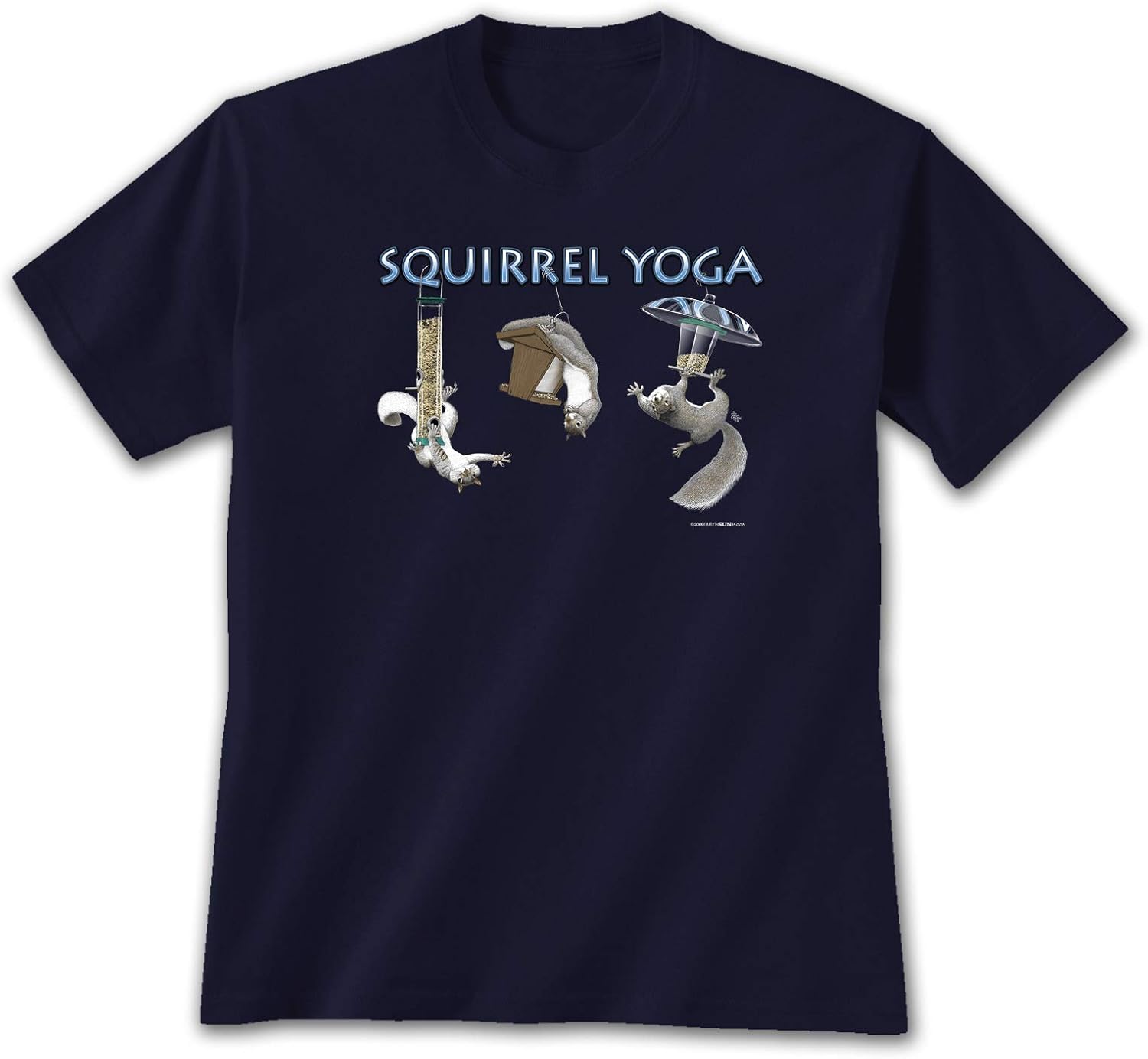 squirrel yoga t shirt