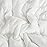 NTBAY Down Alternative Toddler Comforter, Lightweight and Warm Solid Color Baby Crib Quilted Blanket, 39x47 inches, White