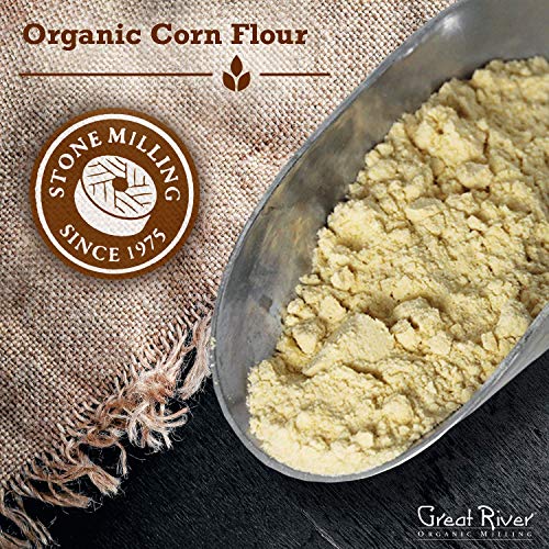 Great River Organic Milling, Specialty Flour, Corn Flour, Stone Ground, Organic, Non-Gmo, 50-Pounds (Pack Of 1) #TOP4