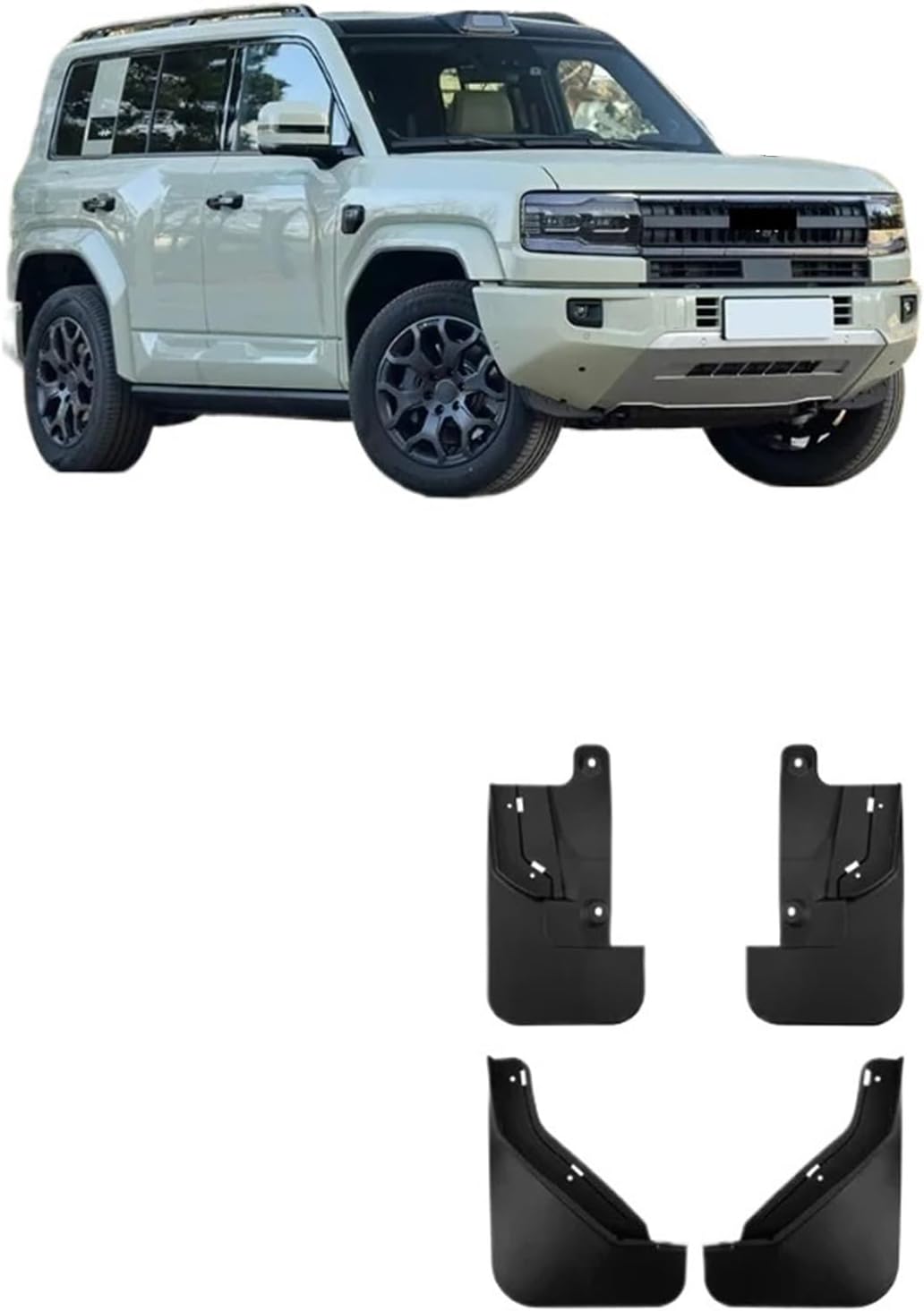 Mudflaps Mudguards Compatible For BYD Leopard 5 Electric Pedal 2025 Tire Fenders Blocking Sediment Front Rear Wheels Accessories