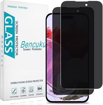 2 Pack Privacy Screen Protector for iPhone 14 Pro Max 6.7 Inch