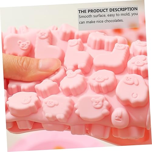 Miniatura 5 de 2 moldes de silicona para hornear de alpaca, moldes de chocolate para bricolaje, moldes para dulces con forma de animal para uso doméstico