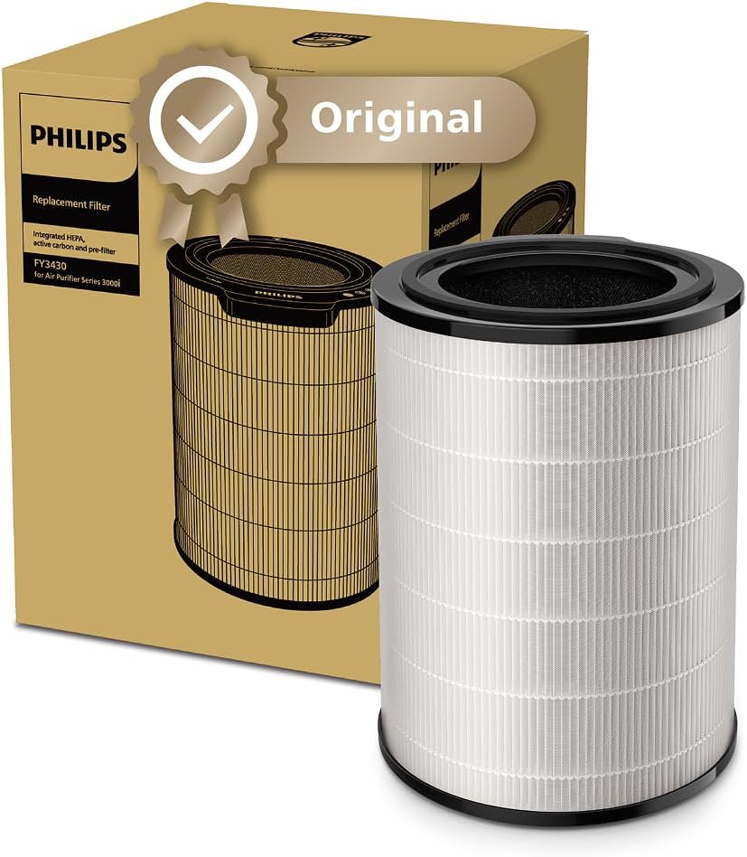 Philips Genuine Replacement Filter - Integrated 3-in-1, Nano Protect Replacement Filter, Compatible with Philips AC3033, AC3036, AC3039, AC3055, AC3059 - FY3430/30