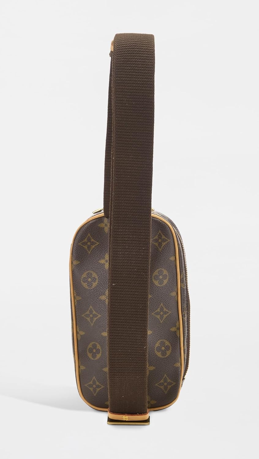 What Goes Around Comes Around Women's Pre-Loved Louis Vuitton Monogram Pochette Gange Belt Bag, Brown, One Size - Image 3