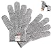 WELLXUNK® Guantes de Cocina Seguridad, 1 Par Guantes Anticorte Grado Alimenticio, Guantes Trabajo Resistentes a Los Cortes Nivel 5 Seguridad Proteccion Guante para Cocina (XXXS)