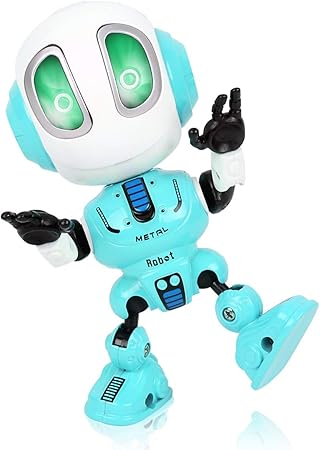 Amazon Pro Konoko ミニーロボット 会話智能ロボット ロボットおもちゃ 男の子 Led付け ストレス解消 グッズ 3歳以上の男の子 女の子 誕生日プレゼント 青 電動ロボット おもちゃ
