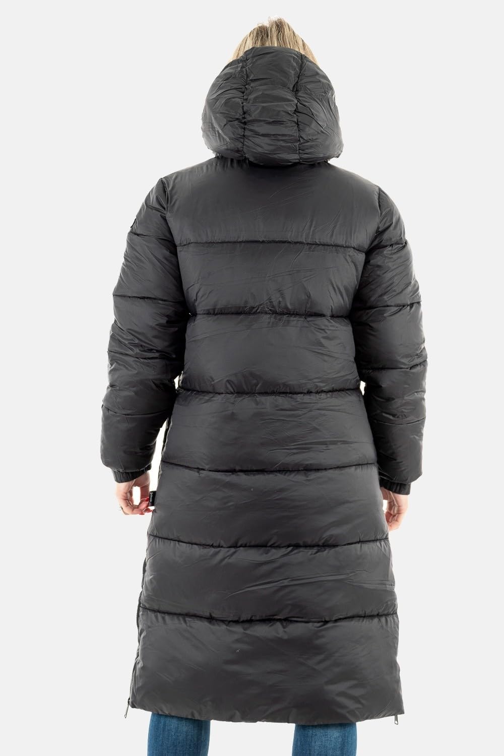 Schott NYC Giacca da Donna con Cappuccio Lungo Unisex-Adulto