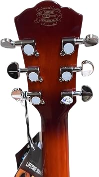 Washburn Festival EA15 Mini Jumbo Cutaway, Acoustic Electric Guitar, Ice Tea Burst