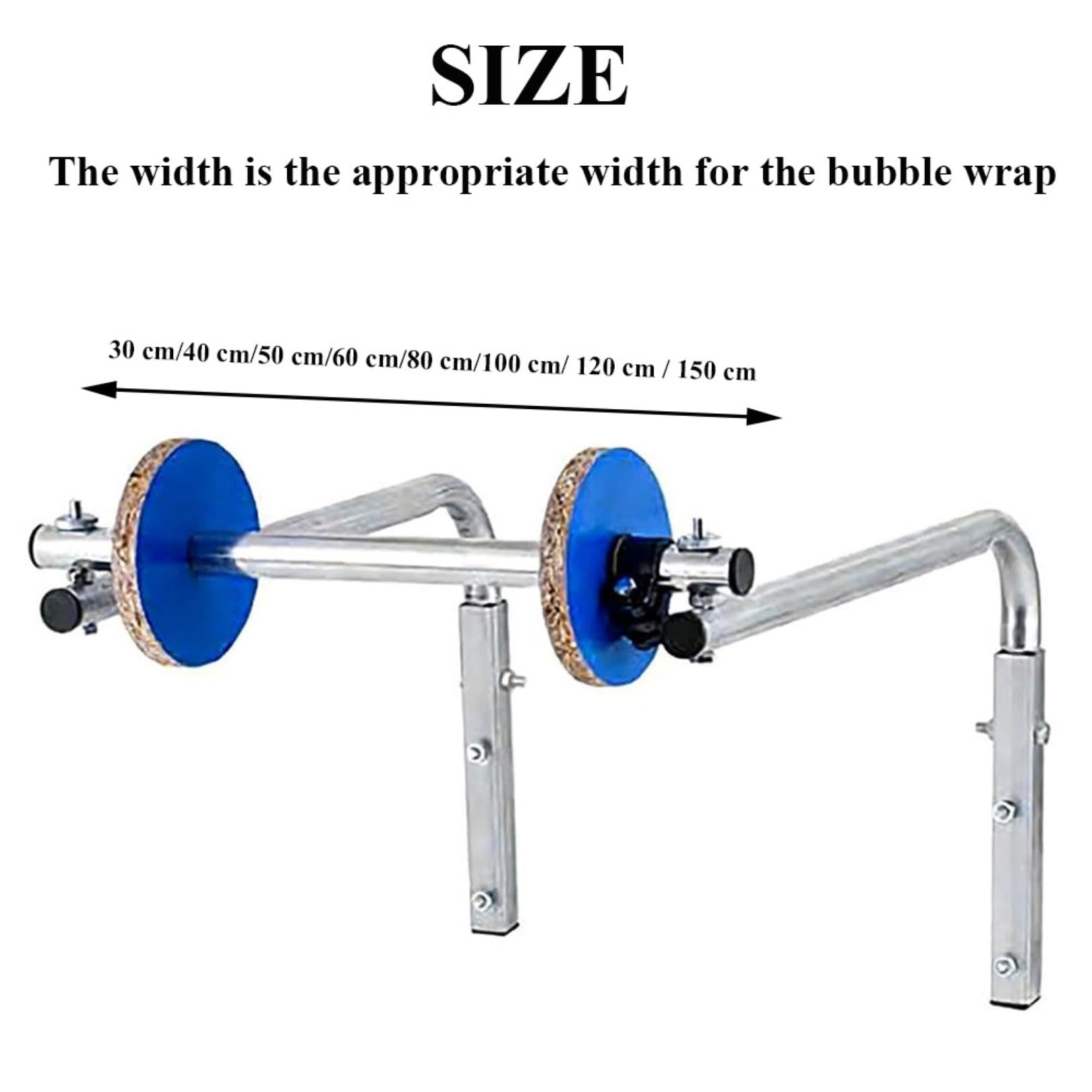Luftpolsterfolienrollenspender, Wandmontage, manueller Verpackungsständer für Expressverpackungen, Umzugsbedarf, 50 cm