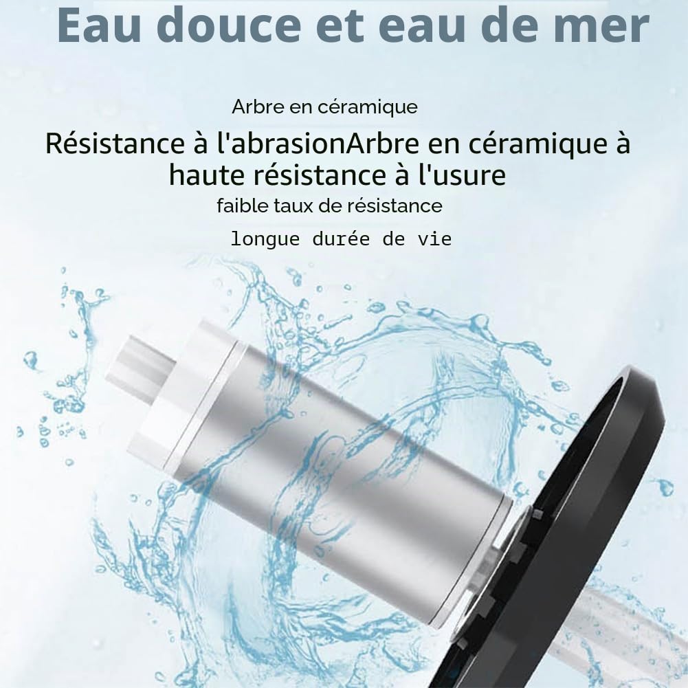 Pompe à eau flottante pour fontaine de bassin avec jets de pulvérisation à 360 ° - Économie d'énergie - Filtre d'admission - Aérateur en céramique pour bassin à poissons - Circulation de l'oxygène