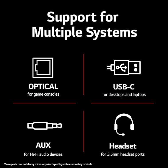 LG Ultragear GP9 - Portable Gaming Speaker with DTS Headphone:X, Hi-Fi Quad DAC, Microphone for Voice Chat, 5 Hour Battery Life, Hi Resolution Audio, Bluetooth