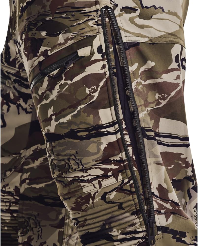 Under Armour Mens Ridge Reaper Infil Windstopper HD Pants, (999) UA Barren Camo