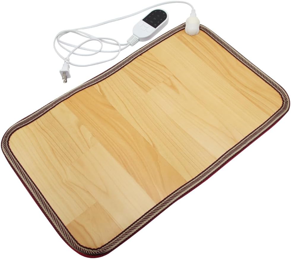 TISHIJIE Electric Heated Floor Mats AC 110V Foot Heater, Heated Foot Warmer Mat